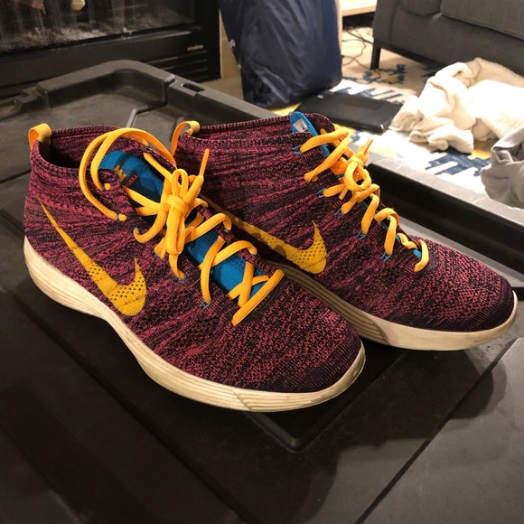 Nike Other - Nike Lunar Flyknit Chukka - Purple